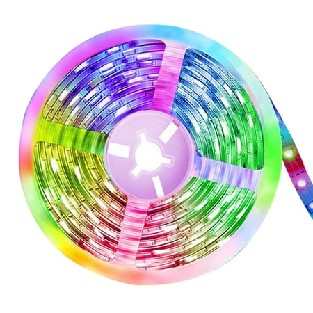 SunHLX LED Strip Light Bluetooth-compatible APP Control High Brightness Color Charging Dimmable Room Decoration 12V 5050 RGB Smart Light Strip Ambient Lamp for Home
SunHLX LED Strip Light Bluetooth-compatible APP Control High Brightness Color Charging Dimmable Room Decoration 12V 5050 RGB Smart Light Strip Ambient Lamp for Home