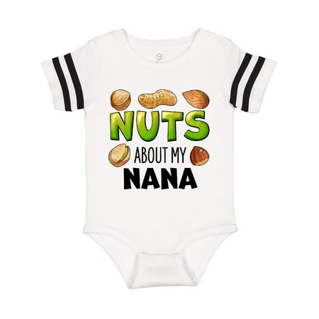 Inktastic Nuts About My Nana Peanut Almond Pistachio Gift Baby Boy or Baby Girl Bodysuit
Inktastic Nuts About My Nana Peanut Almond Pistachio Gift Baby Boy or Baby Girl Bodysuit
