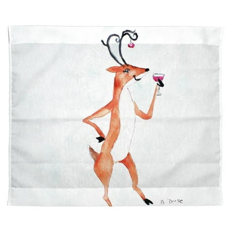 Betsy Drake TP906 24 x 30 in. Deer Party Outdoor Wall Hanging