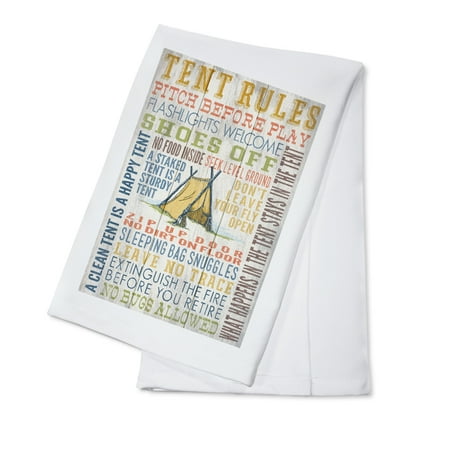 Tent Rules Rustic Typography (100% Cotton Tea Towel Decorative Hand Towel Kitchen and Home)
Tent Rules Rustic Typography (100% Cotton Tea Towel Decorative Hand Towel Kitchen and Home)