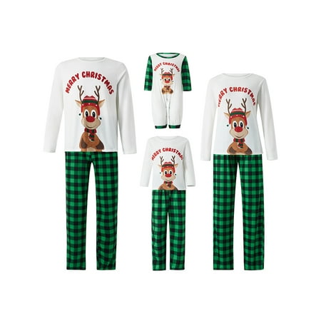 Merry Christmas Family Matching Pajamas Sets Plaid Deer Print Holiday Xmas Pjs Sleepwear For Family
Merry Christmas Family Matching Pajamas Sets Plaid Deer Print Holiday Xmas Pjs Sleepwear For Family