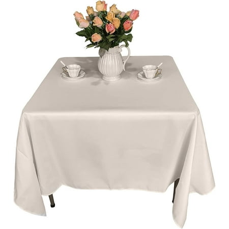 Trimming Shop 90x90in Square Polyester Tablecloth Washable Linen Ivory Table Cover 1pcs
Trimming Shop 90x90in Square Polyester Tablecloth Washable Linen Ivory Table Cover 1pcs