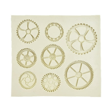 Gear Clock Silicone Mold Cake Decorating Tools Bakeware Cupcake Dessert Chocolate Fondant Mold (Light Grey)
Gear Clock Silicone Mold Cake Decorating Tools Bakeware Cupcake Dessert Chocolate Fondant Mold (Light Grey)