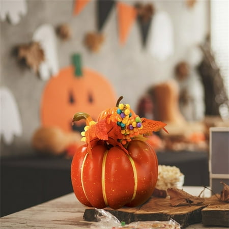 KIHENGH Halloween Decor Thanksgiving Pumpkin Pumpkin Pumpkin Imitation Pumpkin Suitable For Crafts Autumn Thanksgiving Table Decoration
KIHENGH Halloween Decor Thanksgiving Pumpkin Pumpkin Pumpkin Imitation Pumpkin Suitable For Crafts Autumn Thanksgiving Table Decoration