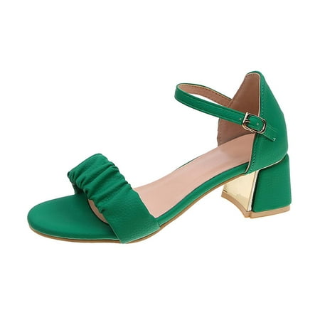 YanHoo Women s Heel Sandals Open Toe Chunky Heel Ankle Buckle Sandal Ladies Elegant Shoes
YanHoo Women s Heel Sandals Open Toe Chunky Heel Ankle Buckle Sandal Ladies Elegant Shoes