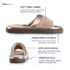 Women s Micro Plush Wide Slippers Soft and Comfortable Insole with Satin Trim White
Women s Micro Plush Wide Slippers Soft and Comfortable Insole with Satin Trim White