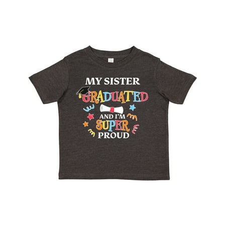 Inktastic My Sister Graduated and I m Super Proud Gift Toddler Boy or Toddler Girl T-Shirt
Inktastic My Sister Graduated and I m Super Proud Gift Toddler Boy or Toddler Girl T-Shirt