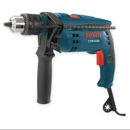 BOSCH 1191VSRK Corded Hammer Drill Kit,1\/2 In,7 A,120 V