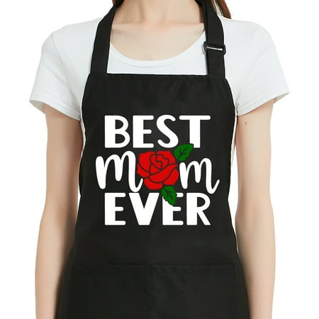 Best Mom Ever Gifts Cooking Aprons for Women with Pockets Funny Chef Kitchen Grilling Baking Apron Birthday Gifts for Mom from Daughter
Best Mom Ever Gifts Cooking Aprons for Women with Pockets Funny Chef Kitchen Grilling Baking Apron Birthday Gifts for Mom from Daughter