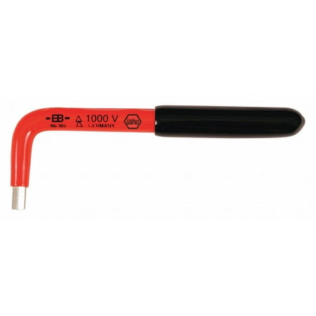 Wiha Hex Key L Shape Metric 4-1/8 L Handle 13651