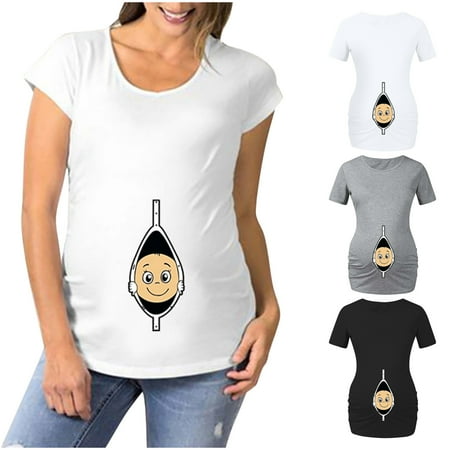 Tejiojio Maternity/Labor/Nursing Clothing Clearance Maternity Womens Print Maternity Dress Large Size Maternity Short Sleeve T-Shirt
Tejiojio Maternity/Labor/Nursing Clothing Clearance Maternity Womens Print Maternity Dress Large Size Maternity Short Sleeve T-Shirt