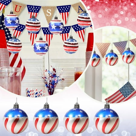 WEPRO 12pc Hanging Day 4 Gift Painted Ornament Ornament Ball Y Pendant American Jul Independence Ball Hangs
WEPRO 12pc Hanging Day 4 Gift Painted Ornament Ornament Ball Y Pendant American Jul Independence Ball Hangs
