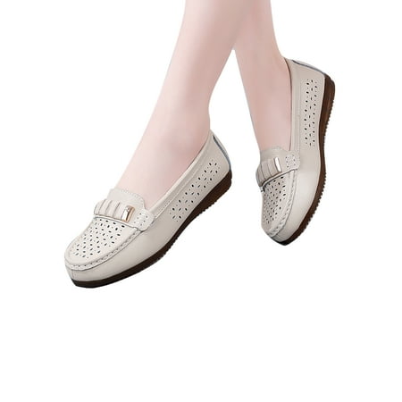 Avamo Womens Comfort Loafers Casual Flats Walking Breathable Slip On Moccasins Hollow Beige 5
Avamo Womens Comfort Loafers Casual Flats Walking Breathable Slip On Moccasins Hollow Beige 5