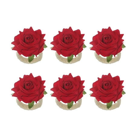 6x Handmade Napkin Rings Napkin Holder Serviette Buckles Holder for Hotel Wedding Dining Room Party Decoration Red
6x Handmade Napkin Rings Napkin Holder Serviette Buckles Holder for Hotel Wedding Dining Room Party Decoration Red