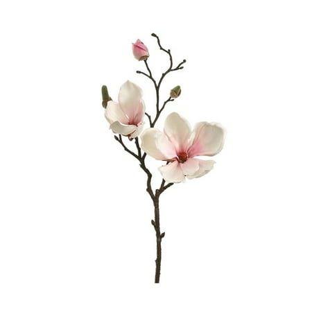 Afloral Silk Magnolia Branch in Blush Pink - 19