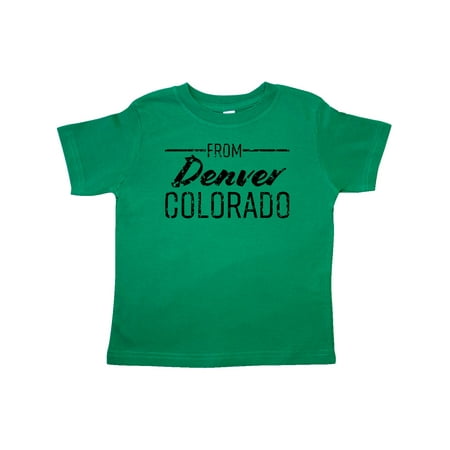 Inktastic From Denver Colorado in Black Distressed Text Gift Toddler Boy or Toddler Girl T-Shirt
Inktastic From Denver Colorado in Black Distressed Text Gift Toddler Boy or Toddler Girl T-Shirt