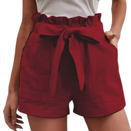 ASEIDFNSA Pure Shorts Comfy Lace Up Ruffle Elastic Waist Women Cotton And Linen Wide Leg Shorts Home Short Pajamas Set Summer Clothing Pink L
ASEIDFNSA Pure Shorts Comfy Lace Up Ruffle Elastic Waist Women Cotton And Linen Wide Leg Shorts Home Short Pajamas Set Summer Clothing Pink L