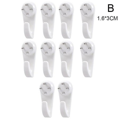 BOWTONG 10pcs White Painting Photo Plastic Invisibl Nail Plastic Hanging Hanger Home Decor Hooks Seamless Wall Frame Nail Mount Picture E8U3
BOWTONG 10pcs White Painting Photo Plastic Invisibl Nail Plastic Hanging Hanger Home Decor Hooks Seamless Wall Frame Nail Mount Picture E8U3