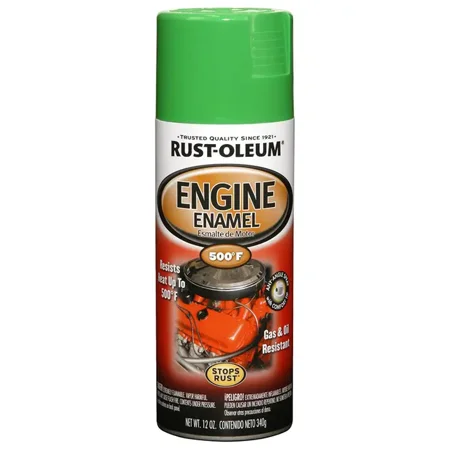 12 Oz Rust-Oleum Brands 248951 Grabber Green Automotive Engine Enamel