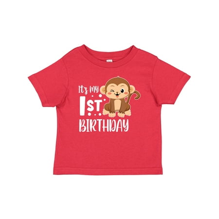 Inktastic Monkey Its My 1st Birthday Gift Baby Boy or Baby Girl T-Shirt