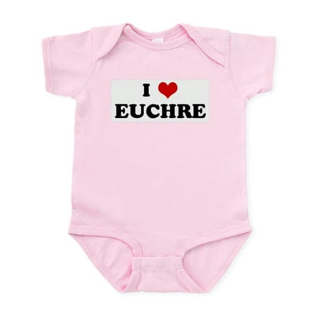 CafePress - I Love EUCHRE Infant Bodysuit - Baby Light Bodysuit Size Newborn - 24 Months
CafePress - I Love EUCHRE Infant Bodysuit - Baby Light Bodysuit Size Newborn - 24 Months
