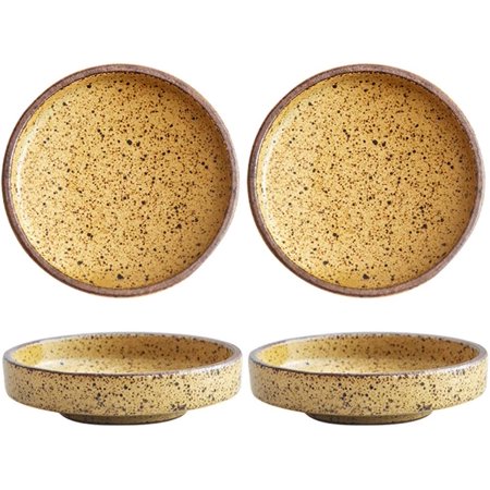 DanceeMangoo 4pcs Retro Style Porcelain Appetizer Plate Home Kitchen Dipping Bowl Snack Bowl. 3.5 Inches
DanceeMangoo 4pcs Retro Style Porcelain Appetizer Plate Home Kitchen Dipping Bowl Snack Bowl. 3.5 Inches