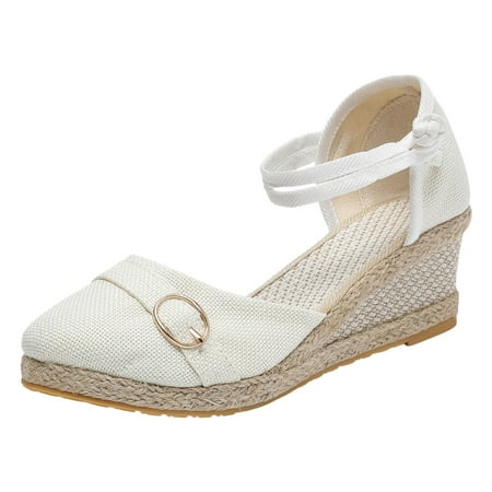 PEASKJP Women s Sandals Wide Width Flat Sandals for Women Palm Leaf Summer Casual (White 9)
PEASKJP Women s Sandals Wide Width Flat Sandals for Women Palm Leaf Summer Casual (White 9)