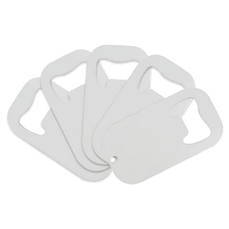 MR.R Sublimation Blank Stainless Steel Dog Tag Opener Solid and Durable Beer Openers White 6 pieces
MR.R Sublimation Blank Stainless Steel Dog Tag Opener Solid and Durable Beer Openers White 6 pieces