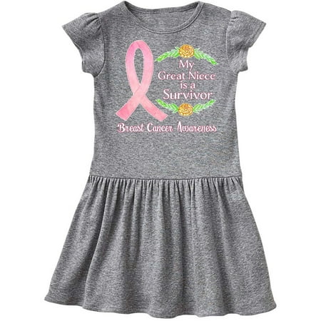 Inktastic My Great Niece is a Survivor Breast Cancer Awareness Gift Toddler Girl Dress
Inktastic My Great Niece is a Survivor Breast Cancer Awareness Gift Toddler Girl Dress
