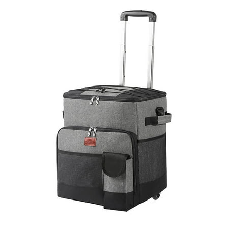 OWSOO Portable Cooler Bag Camping Thermal Insulation Storage Organizer Waterproof & Leakproof Keep Hot & Cold 35L Large Capacity with Pull Rod for Outdoor Travel Camping Picnic Hiking Fishing Beac
OWSOO Portable Cooler Bag Camping Thermal Insulation Storage Organizer Waterproof & Leakproof Keep Hot & Cold 35L Large Capacity with Pull Rod for Outdoor Travel Camping Picnic Hiking Fishing Beac