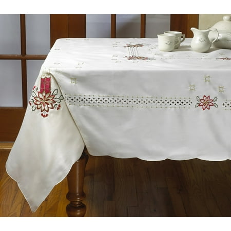Seasonal Holiday Christmas Candles Holiday Embroidered Design Tablecloths
Seasonal Holiday Christmas Candles Holiday Embroidered Design Tablecloths