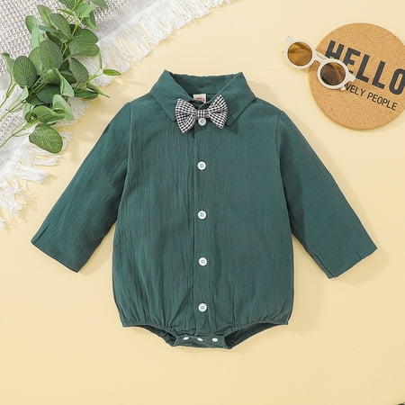 Hunpta Newborn Infant Baby Boys Long Sleeve Plaid Bow Tie Gentle Shirt Romper Tops
Hunpta Newborn Infant Baby Boys Long Sleeve Plaid Bow Tie Gentle Shirt Romper Tops