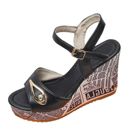 Xboschi Womens Sandals Comfortable Womens Sandals Ladies Slope High Heel Casual Sandals With Rhinestone High Heel Sandals
Xboschi Womens Sandals Comfortable Womens Sandals Ladies Slope High Heel Casual Sandals With Rhinestone High Heel Sandals