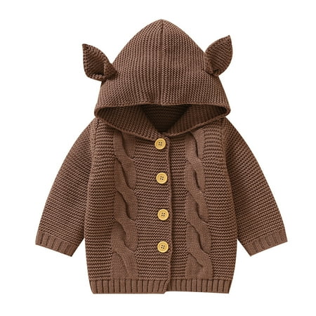 NECHOLOGY Coat School Baby Girl Boy Knit Cardigan Sweater Hoodies Warm Tops Toddler Girl Sweaters with Zipper Sweater Coffee 12-18 Months
NECHOLOGY Coat School Baby Girl Boy Knit Cardigan Sweater Hoodies Warm Tops Toddler Girl Sweaters with Zipper Sweater Coffee 12-18 Months