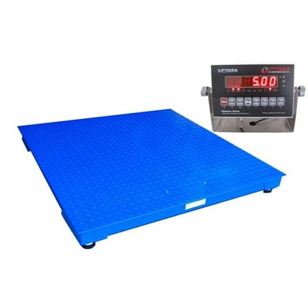 

Optima Scales OP-916-6x6-20 Heavy Duty Pallet & Floor Scale - 6 x 6 ft.- 20K lb. x 5 lb.