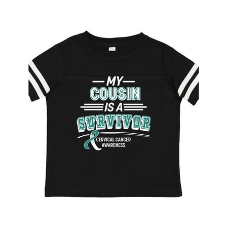 Inktastic My Cousin is a Survivor Cervical Cancer Awareness Gift Toddler Boy or Toddler Girl T-Shirt
Inktastic My Cousin is a Survivor Cervical Cancer Awareness Gift Toddler Boy or Toddler Girl T-Shirt