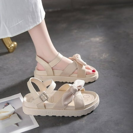 CoCopeaunt New Ladies Slipper Sandals Summer Fashion Student Platform Roman Style Flats Indoor Slippers Bow Sandals Women Slippers
CoCopeaunt New Ladies Slipper Sandals Summer Fashion Student Platform Roman Style Flats Indoor Slippers Bow Sandals Women Slippers