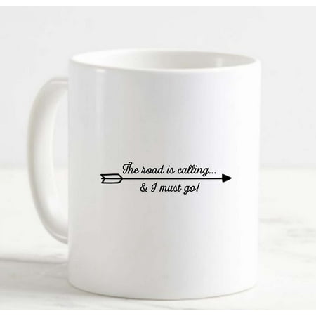 Coffee Mug The Road Is Calling I Must Go Arrow Motorcycle Ride White Cup Funny Gifts for work office him her
Coffee Mug The Road Is Calling I Must Go Arrow Motorcycle Ride White Cup Funny Gifts for work office him her