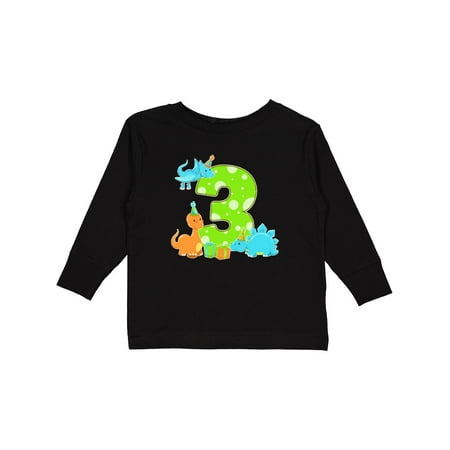 Inktastic Dinosaur Party-Third Birthday Gift Toddler Boy or Toddler Girl Long Sleeve T-Shirt
Inktastic Dinosaur Party-Third Birthday Gift Toddler Boy or Toddler Girl Long Sleeve T-Shirt
