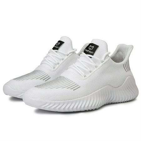 Fujeak Men s Running Shoes Fashion Breathable Casual Walking Mesh Soft Sneaker