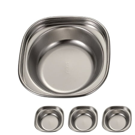 Catinbow Sauce Dish Stainless Steel | 3Pcs Sushi Dipping Bowls | Seasoning Dish Saucer Plates For Appetizers And Samples Multi-Compartment Design
Catinbow Sauce Dish Stainless Steel | 3Pcs Sushi Dipping Bowls | Seasoning Dish Saucer Plates For Appetizers And Samples Multi-Compartment Design