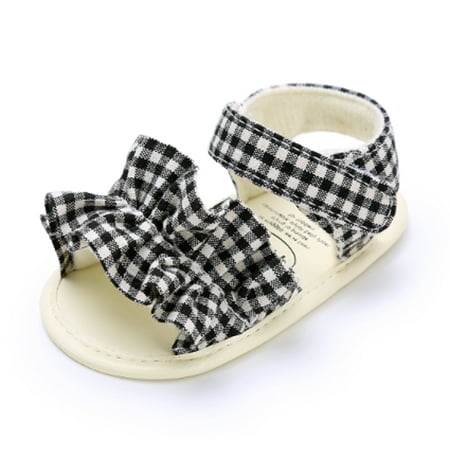 Newborn Baby Girl Soft Sole Floral Crib Shoes Infant Toddler Summer Sandals 0-18 
Newborn Baby Girl Soft Sole Floral Crib Shoes Infant Toddler Summer Sandals 0-18
