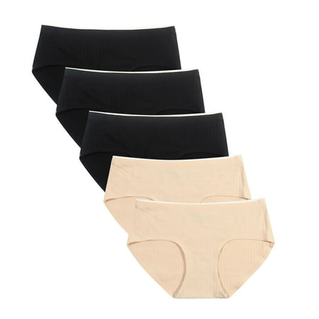 Tangnade Lingerie For Womens Pajamas Women s Sexy Thin Briefs In Solid Color With Non-Trace Mid-Waist Underwear 5PC
Tangnade Lingerie For Womens Pajamas Women s Sexy Thin Briefs In Solid Color With Non-Trace Mid-Waist Underwear 5PC