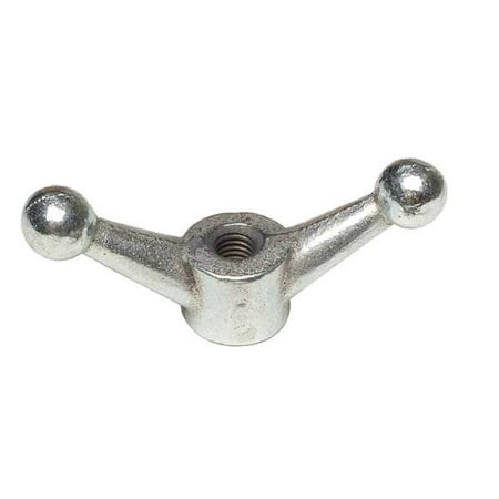 ZoroSelect 5/8 -11 Grade 2 Malleable Iron Zinc Plated Wing Nuts 5 pk.