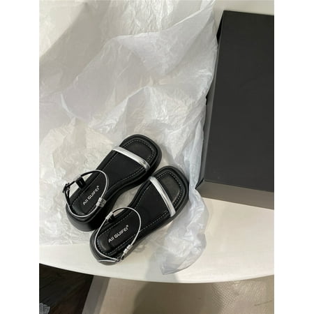 Spring and Summer New Arrival Buckle Strap Sandals Thick Sole Wedge Sandals Soft Mid Heel Platform Sandals Sweet Cool Style
Spring and Summer New Arrival Buckle Strap Sandals Thick Sole Wedge Sandals Soft Mid Heel Platform Sandals Sweet Cool Style