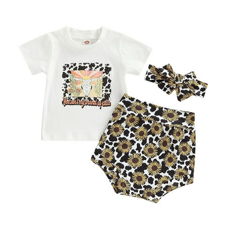 Amuver Infant Girl Short Sleeve Tops + Shorts + Bow Headband Flowers Letter Animal Print Summer Clothing
Amuver Infant Girl Short Sleeve Tops + Shorts + Bow Headband Flowers Letter Animal Print Summer Clothing