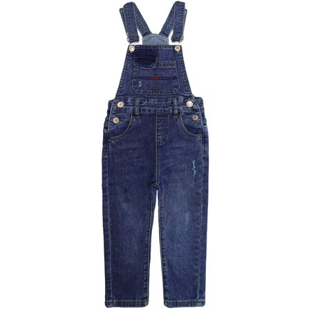 KIDSCOOL SPACE Baby Little Boys Slim Fit Jeans Toddler Ripped Bib Pocket Fashion Denim Overalls Deep Blue 2-3 Years
KIDSCOOL SPACE Baby Little Boys Slim Fit Jeans Toddler Ripped Bib Pocket Fashion Denim Overalls Deep Blue 2-3 Years