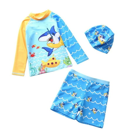 Bullpiano Toddler Baby Boys Rashguard Swimsuit Swimwear Kids Cartoon Bathing Suit with Swim Cap 2-7Y
Bullpiano Toddler Baby Boys Rashguard Swimsuit Swimwear Kids Cartoon Bathing Suit with Swim Cap 2-7Y
