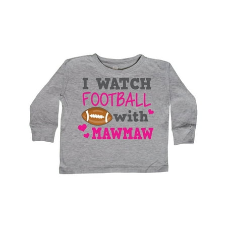 Inktastic I Watch Football with My Mawmaw Gift Toddler Toddler Girl Long Sleeve T-Shirt
Inktastic I Watch Football with My Mawmaw Gift Toddler Toddler Girl Long Sleeve T-Shirt