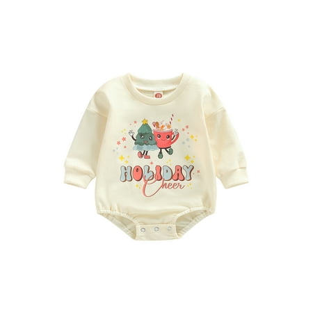 sdghg Infant Baby Autumn Romper Christmas Cartoon Print Long Sleeve Round Neck Jumpsuit
sdghg Infant Baby Autumn Romper Christmas Cartoon Print Long Sleeve Round Neck Jumpsuit